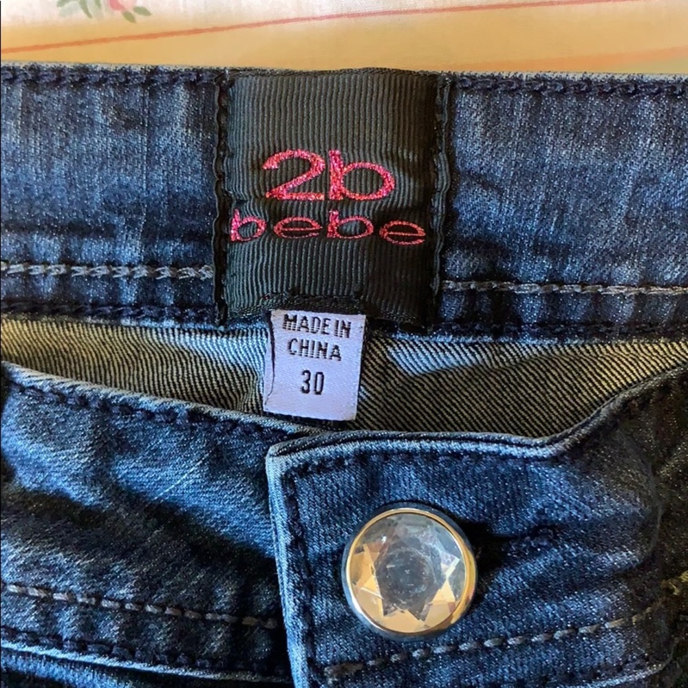 2b Bebe pants with jewels